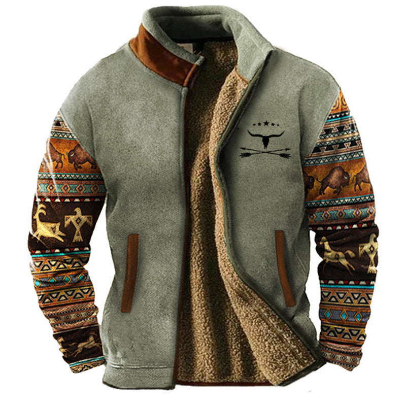 FrostRebel | Stylische Fleecejacke with Thermo-Innenfutter