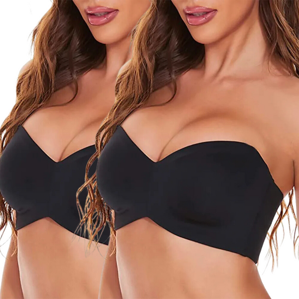 Sutiã Confort - Efeito Silicone Sem Alças - (PAGUE 1 LEVE 2)