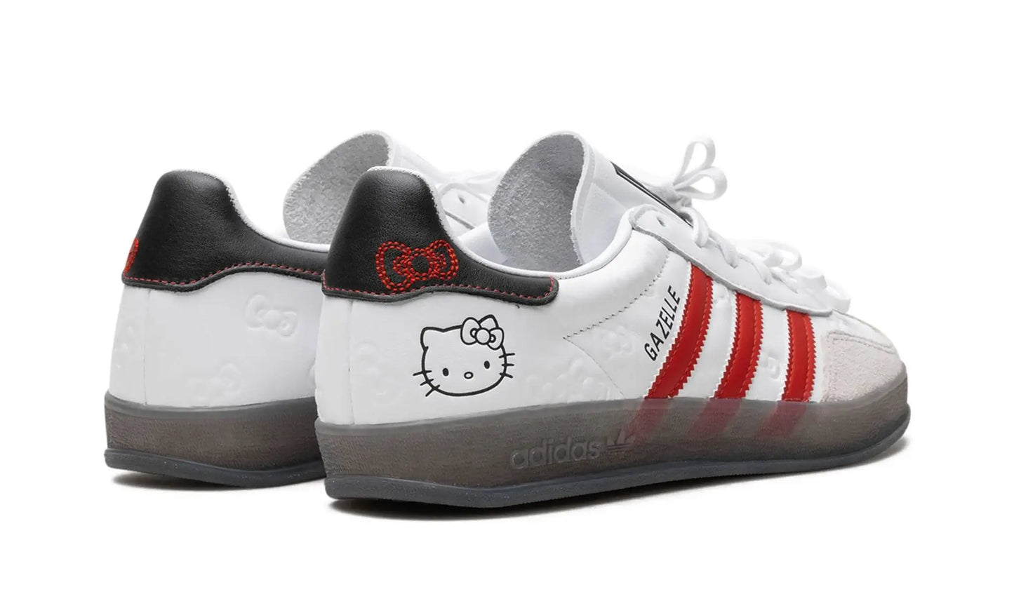 Tênis Adidas Gazelle Indoor x Hello Kitty "50th Anniversary" Branco - II0013