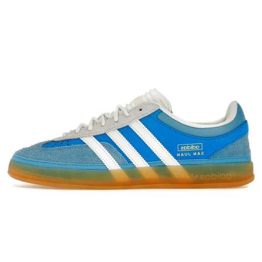 Tênis Adidas Gazelle Indoor x Bad Bunny "San Juan" Azul - IF9734