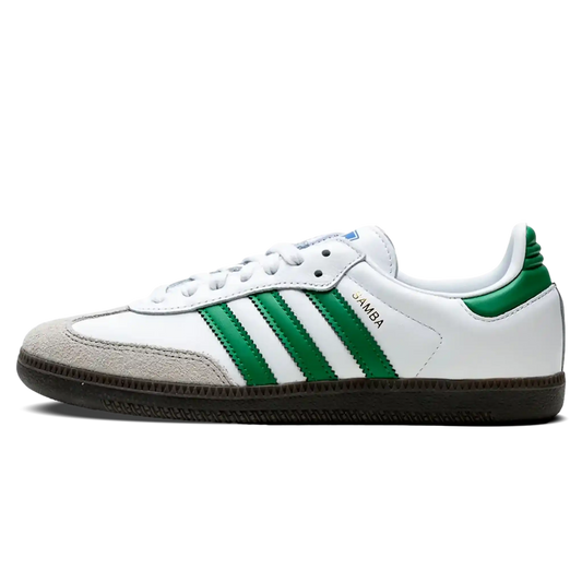 Tênis Adidas Samba OG Feminino "Green" Branco / Verde - IG1024