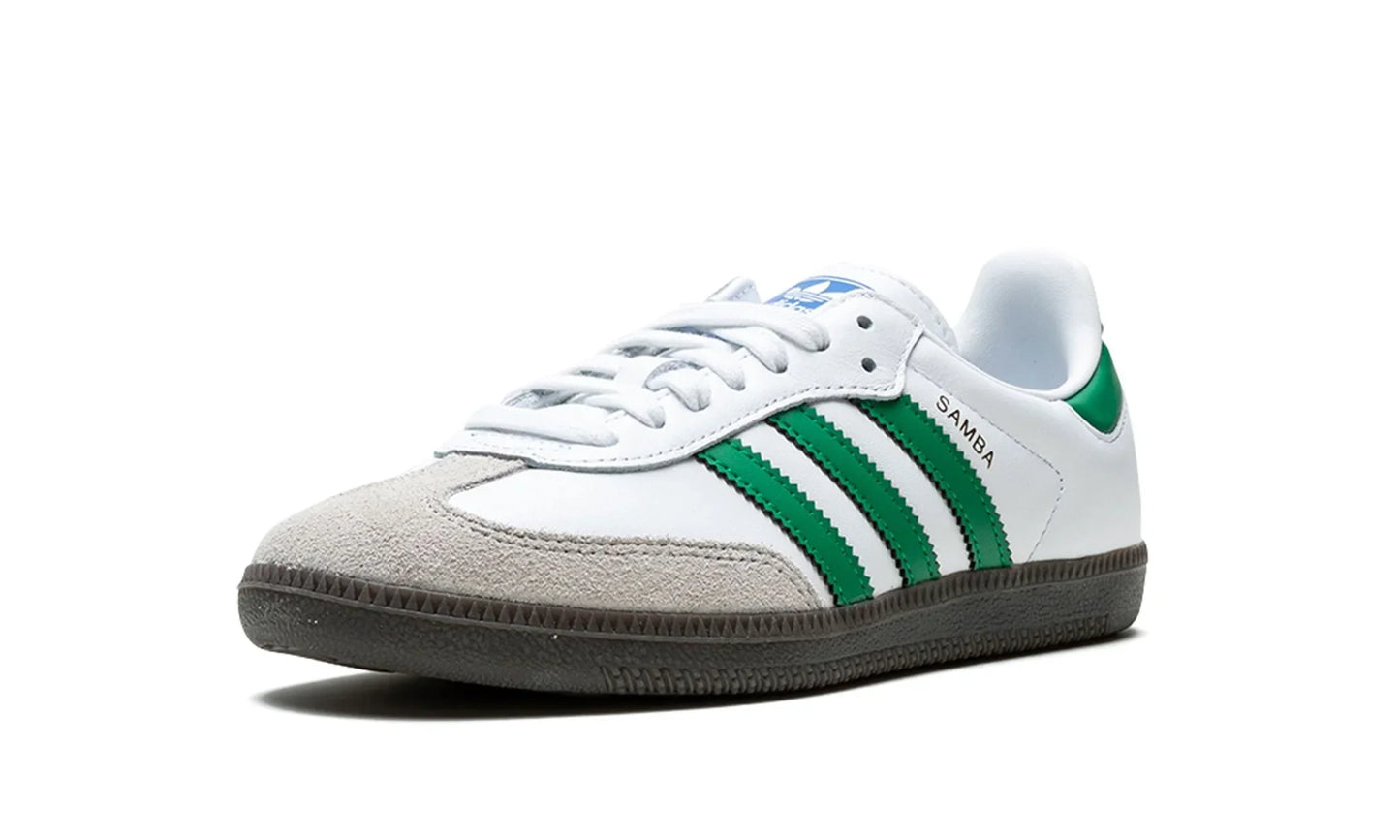 Tênis Adidas Samba OG Feminino "Green" Branco / Verde - IG1024