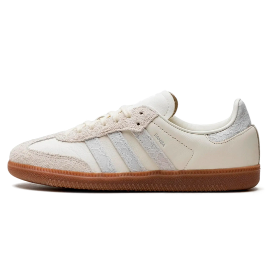 Tênis Adidas Samba OG x NAKED "Copenhagen Lace" Branco - JI3993