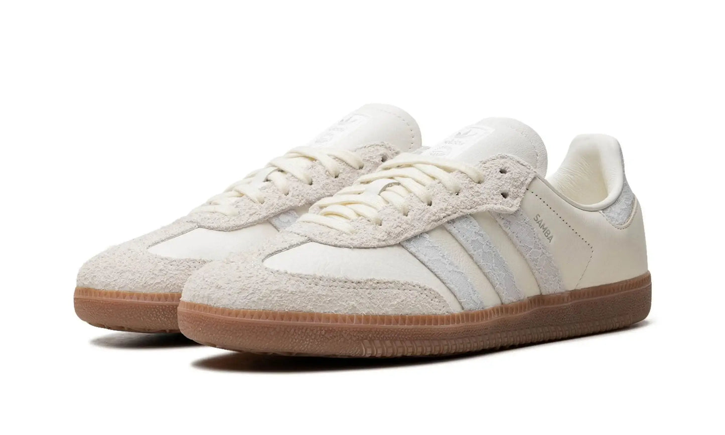 Tênis Adidas Samba OG x NAKED "Copenhagen Lace" Branco - JI3993