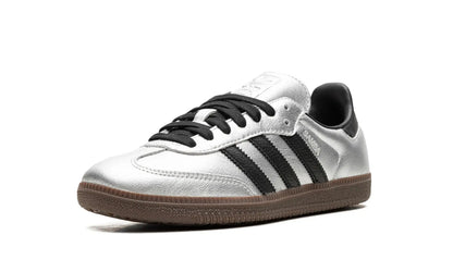 Tênis Adidas Samba OG Feminino "Silver Metallic Black Gum" Prata - JI4218