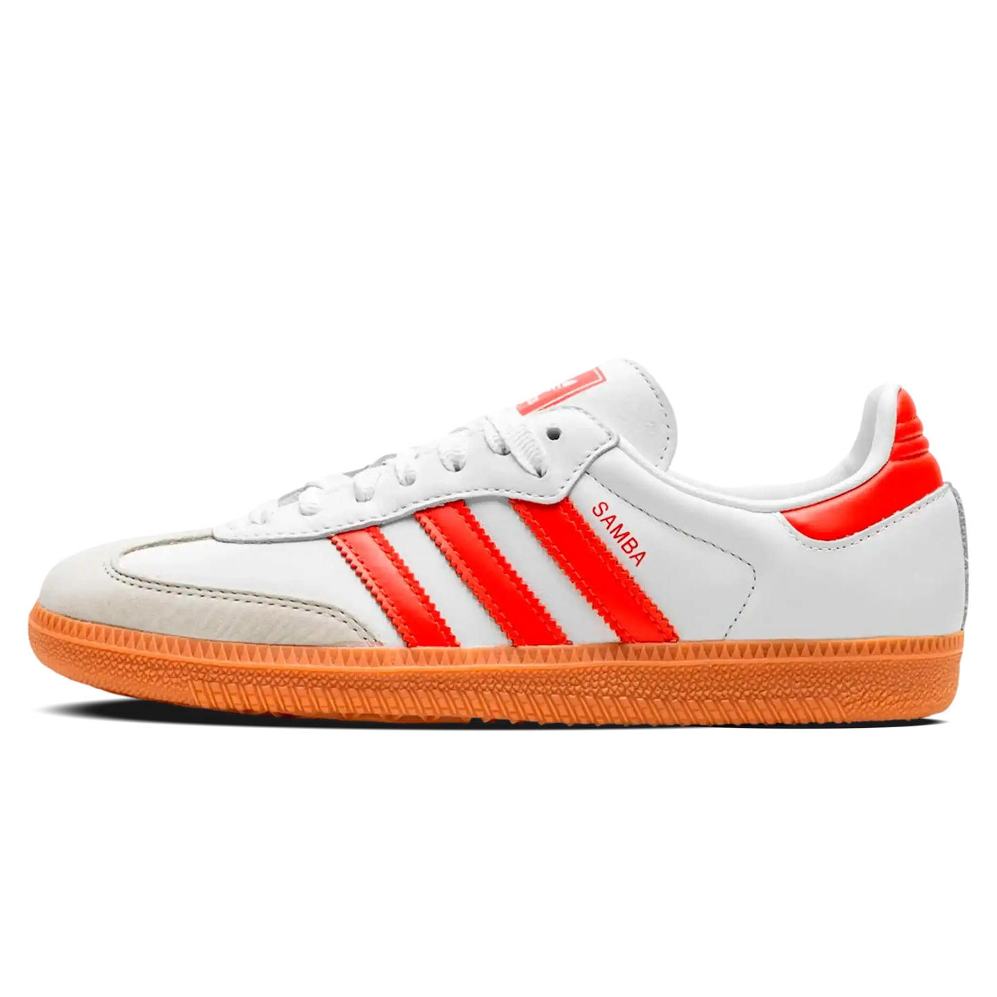 Tênis Adidas Samba OG Feminino "White Solar Red" Branco / Vermelho - IF6513