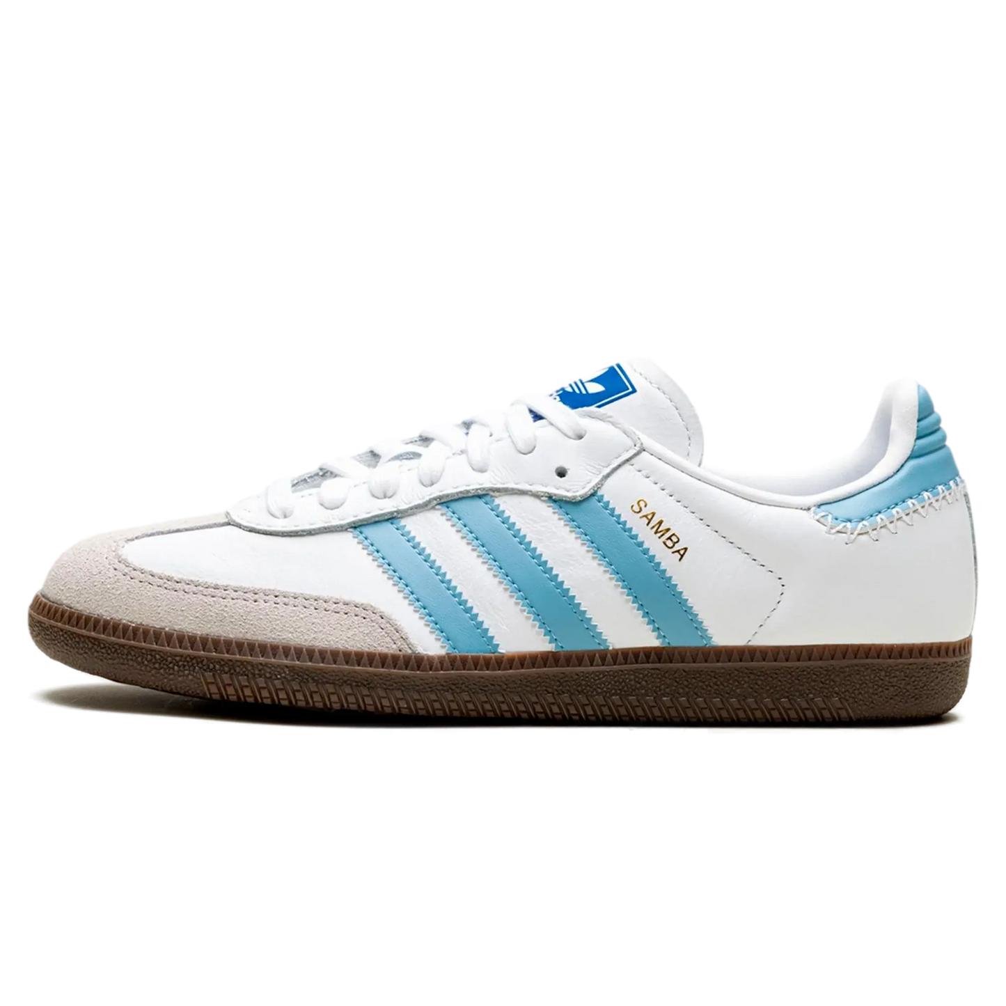 Tênis Adidas Samba OG Feminino "White Sky Blue" - JI2003