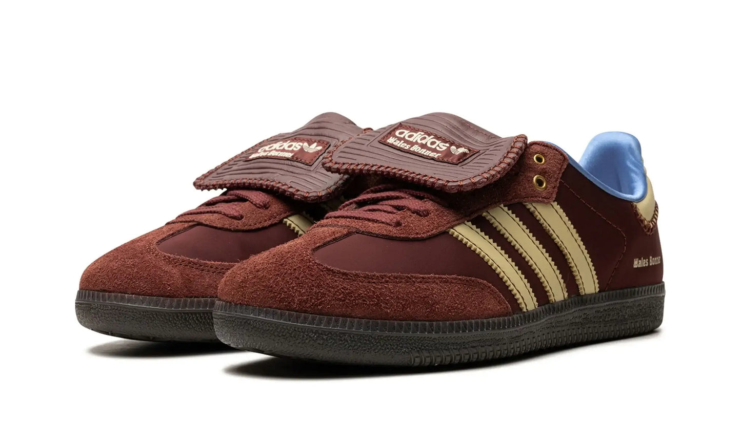 Tênis Adidas Samba x Wales Bonner Nylon "Fox Brown" Bordô - IE0579