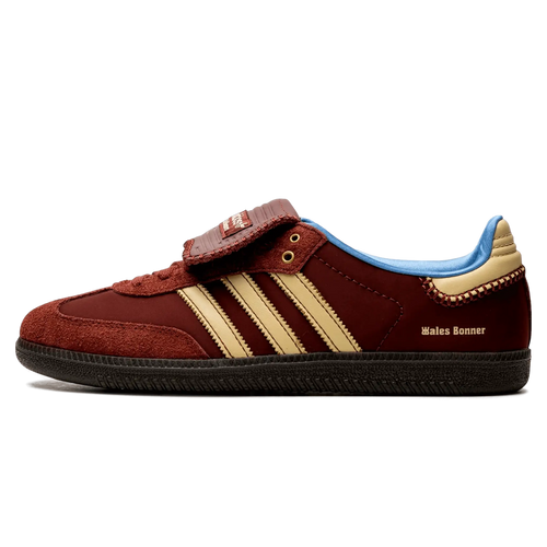 Tênis Adidas Samba x Wales Bonner Nylon "Fox Brown" Bordô - IE0579