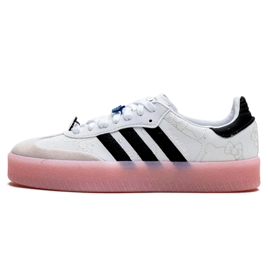 Tênis Adidas Sambae Feminino "Hello Kitty" Branco / Rosa - IG4450