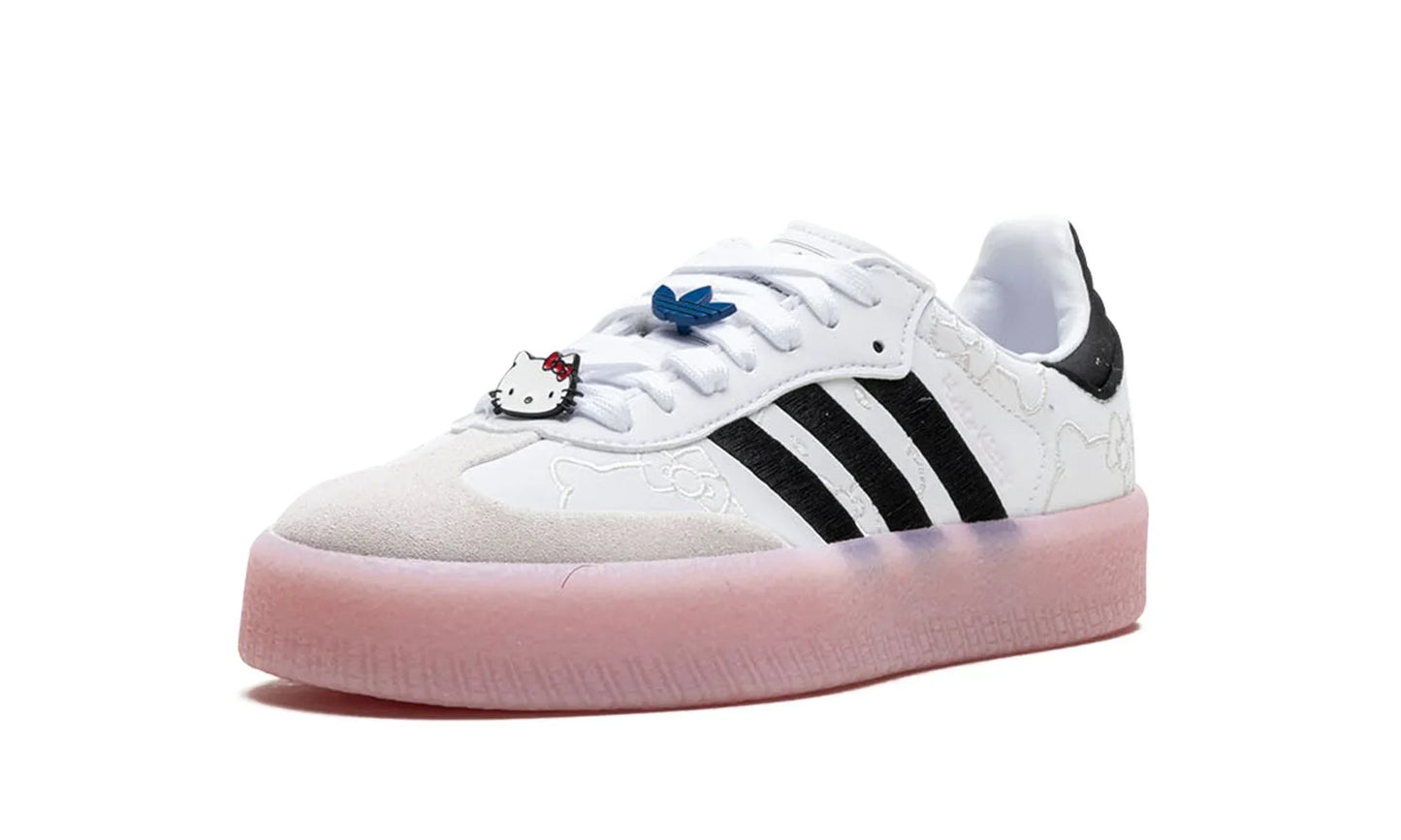 Tênis Adidas Sambae Feminino "Hello Kitty" Branco / Rosa - IG4450