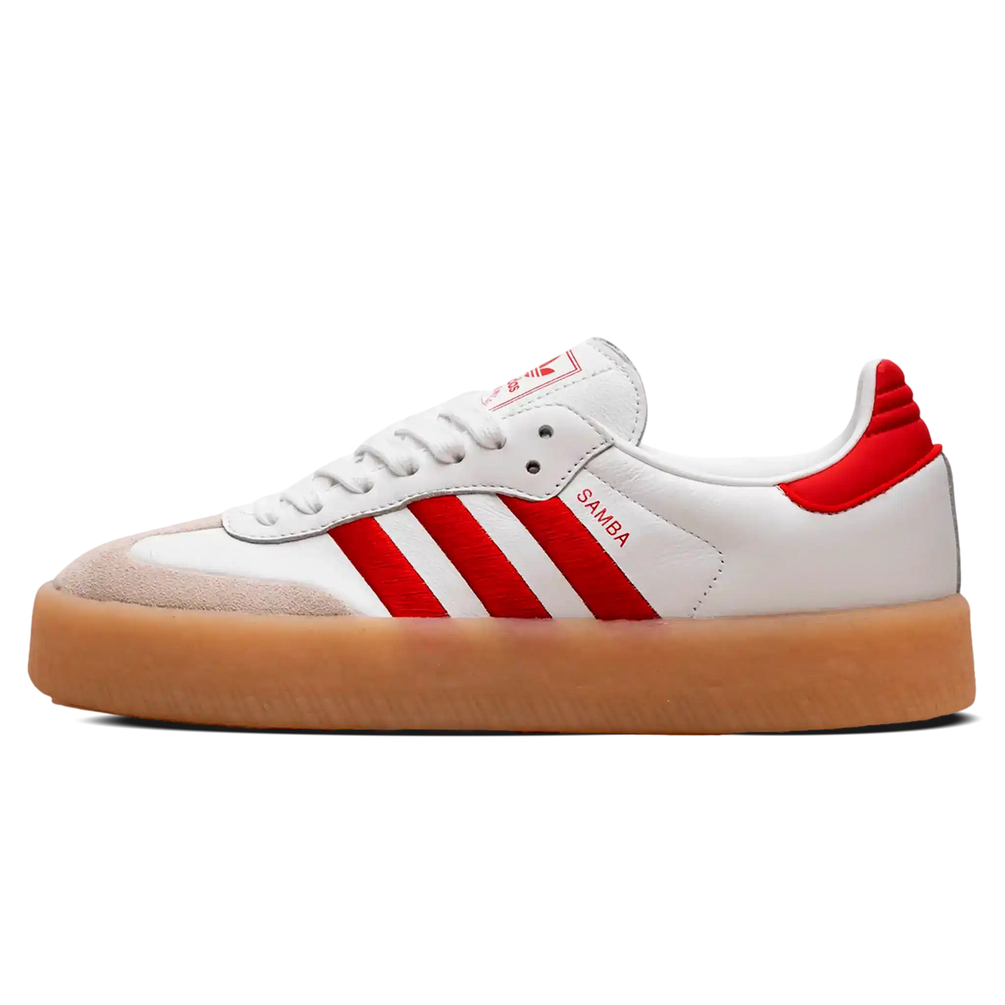 Tênis Adidas Sambae Feminino "Scarlet Red" Branco / Vermelho - ID0438