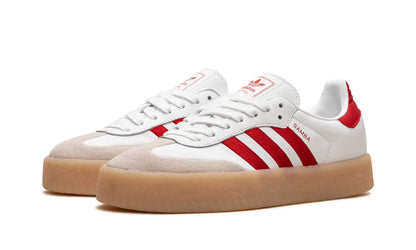 Tênis Adidas Sambae Feminino "Scarlet Red" Branco / Vermelho - ID0438