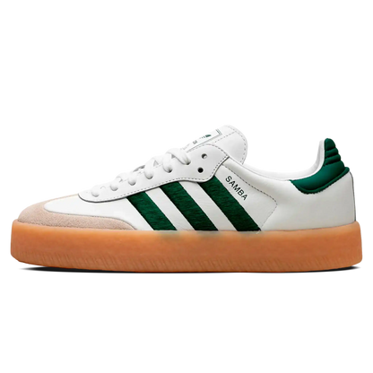 Tênis Adidas Sambae Feminino "White Green" Branco / Verde - ID0440