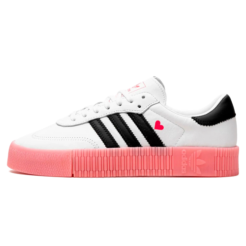 Tênis Adidas Sambarose Feminino "Valentine" Branco / Preto - EF4965