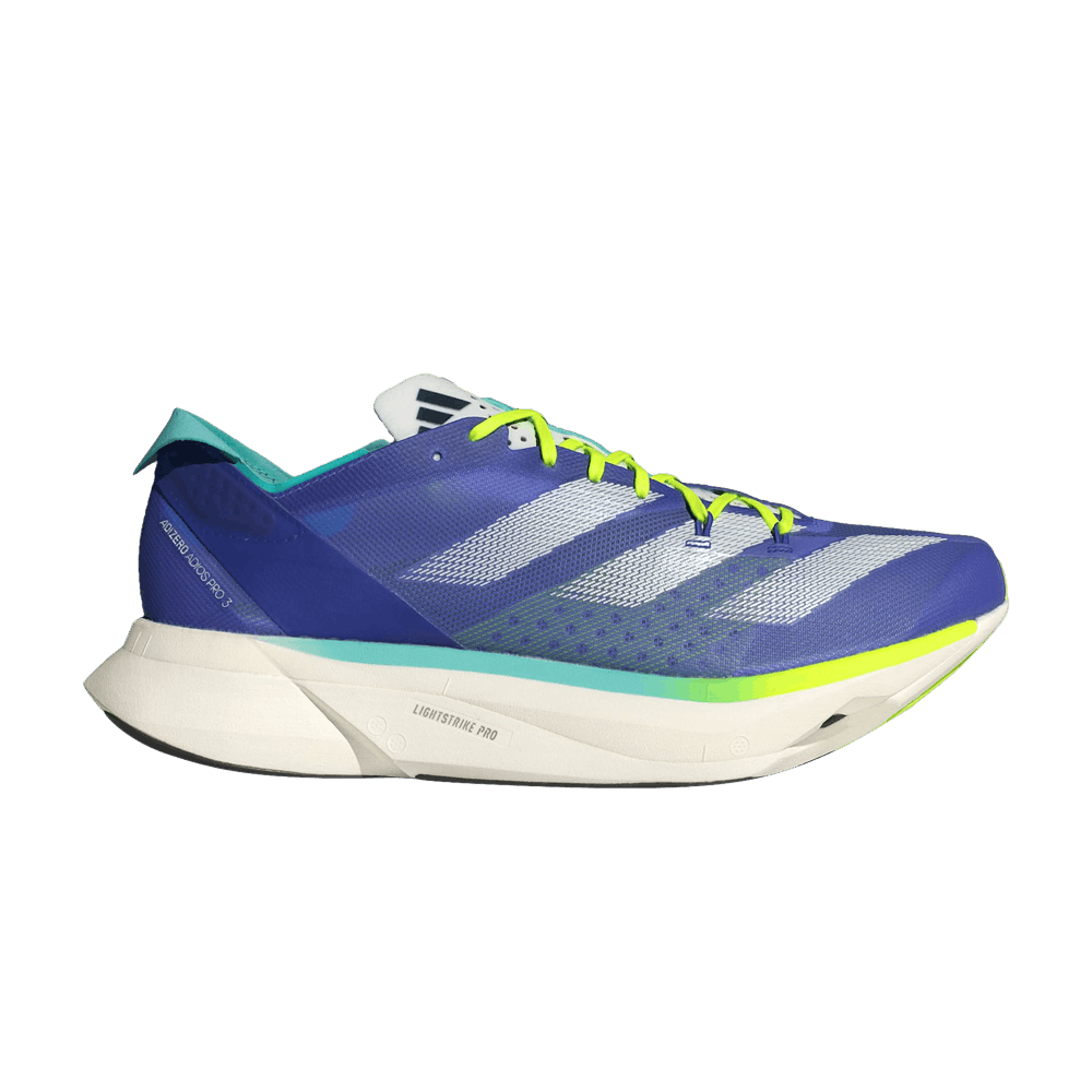 Tênis Adidas Adizero Adios Pro 3 'Cobalt Blue Lucid Lemon' - ID3635