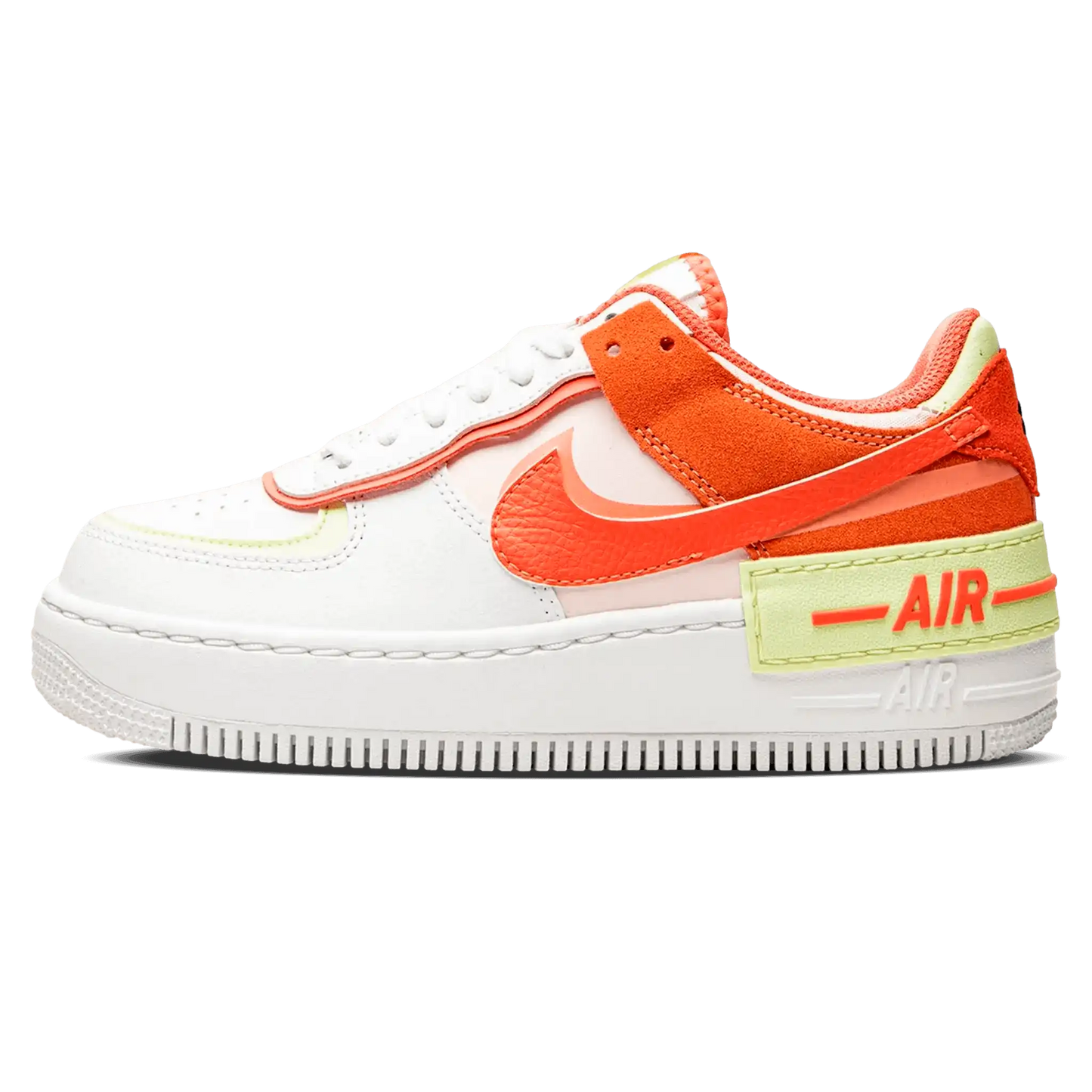 Tênis Air Force 1 Shadow Feminino "Magic Ember" Branco / Laranja - CI0919-110