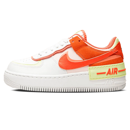 Tênis Air Force 1 Shadow Feminino "Magic Ember" Branco / Laranja - CI0919-110