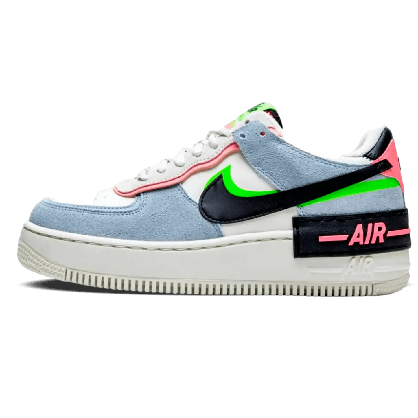 Tênis Air Force 1 Shadow Feminino "Sunset Pulse" Azul - CU8591-101