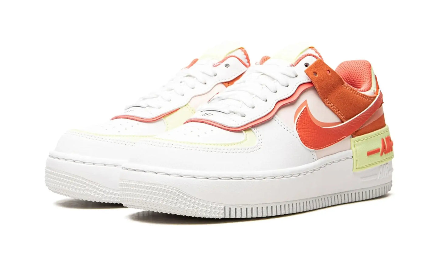 Tênis Air Force 1 Shadow Feminino "Magic Ember" Branco / Laranja - CI0919-110