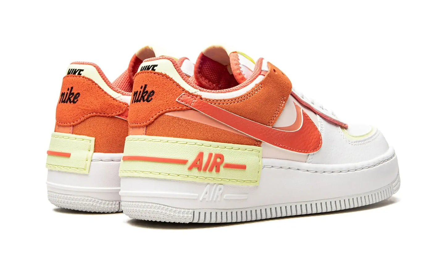 Tênis Air Force 1 Shadow Feminino "Magic Ember" Branco / Laranja - CI0919-110