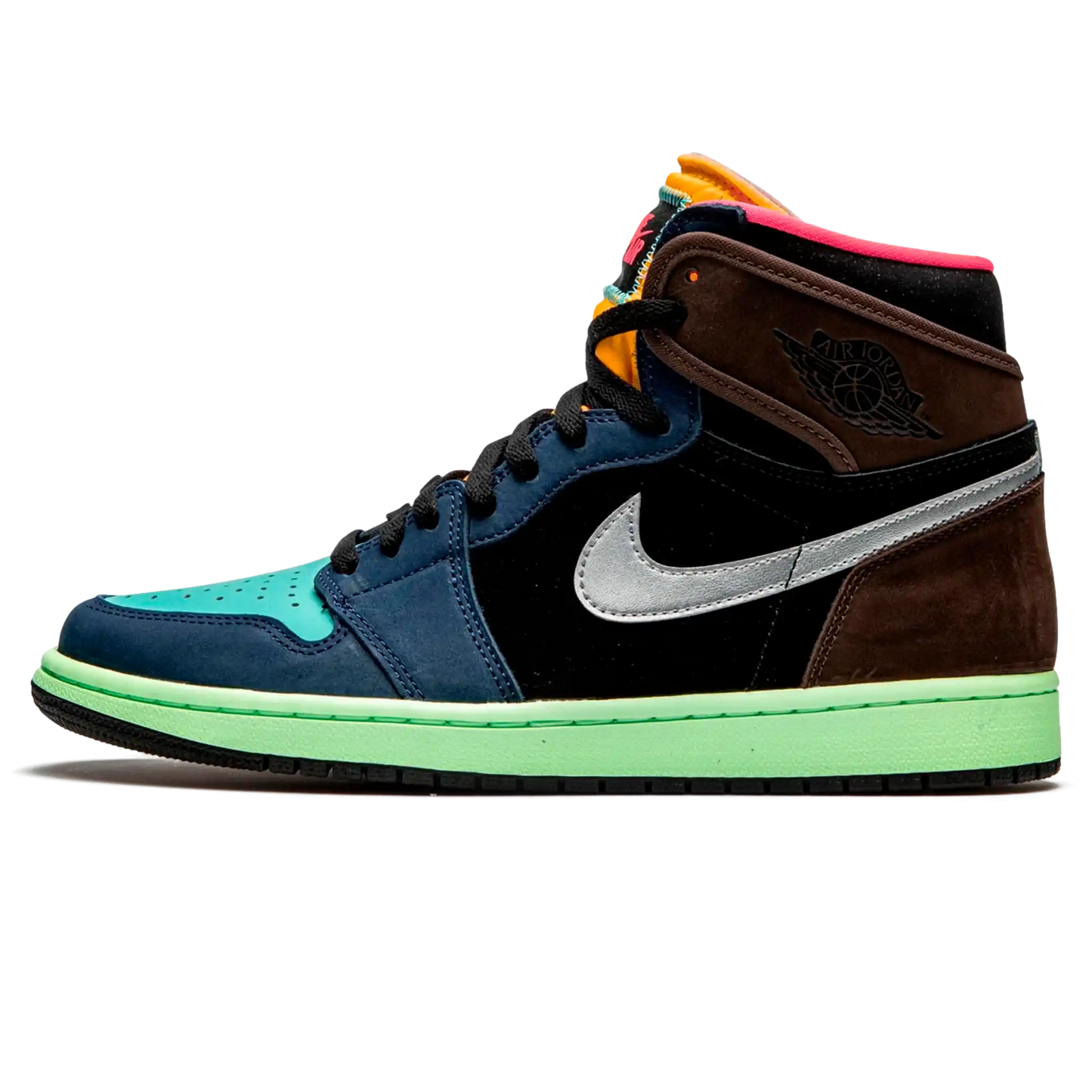 Tênis Air Jordan 1 High "Bio Hack" Colorido - 555088-201