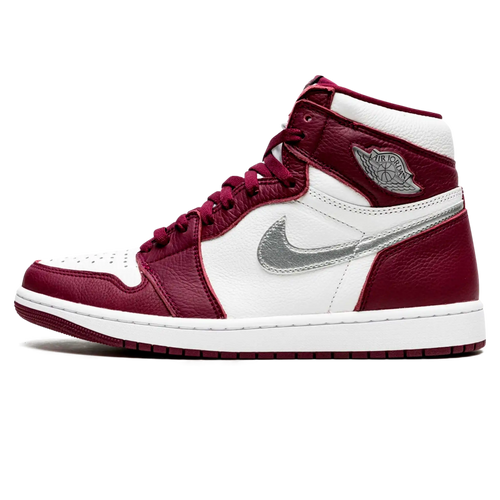 Tênis Air Jordan 1 High "Bordeaux" Bordô - 555088-611