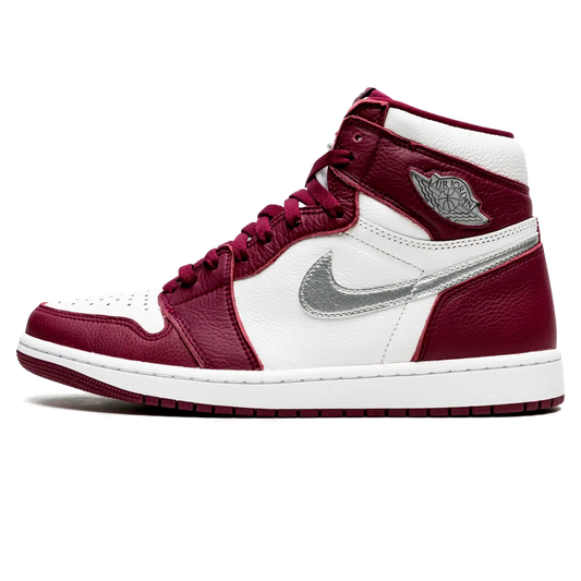 Tênis Air Jordan 1 High "Bordeaux" Bordô - 555088-611