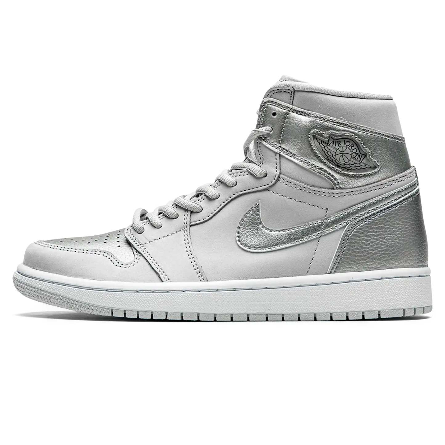 Tênis Air Jordan 1 High "CO. Japan" Cinza / Prata - DC1788-029