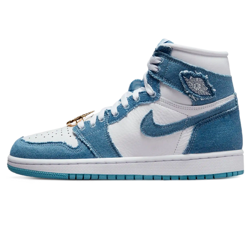 Tênis Air Jordan 1 High Feminino "Denim" Azul - DM9036-104