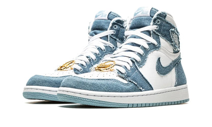 Tênis Air Jordan 1 High Feminino "Denim" Azul - DM9036-104