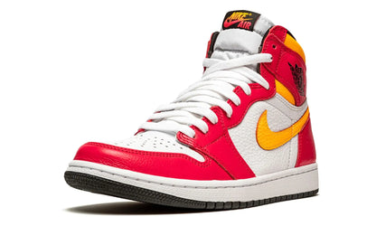 Tênis Air Jordan 1 High "Fusion Red" Rosa / Amarelo - 555088-603
