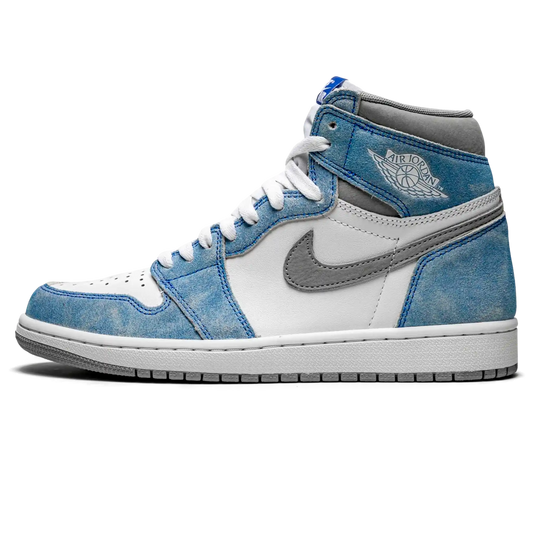 Tênis Air Jordan 1 High "Hyper Royal" Azul / Branco - 555088-402