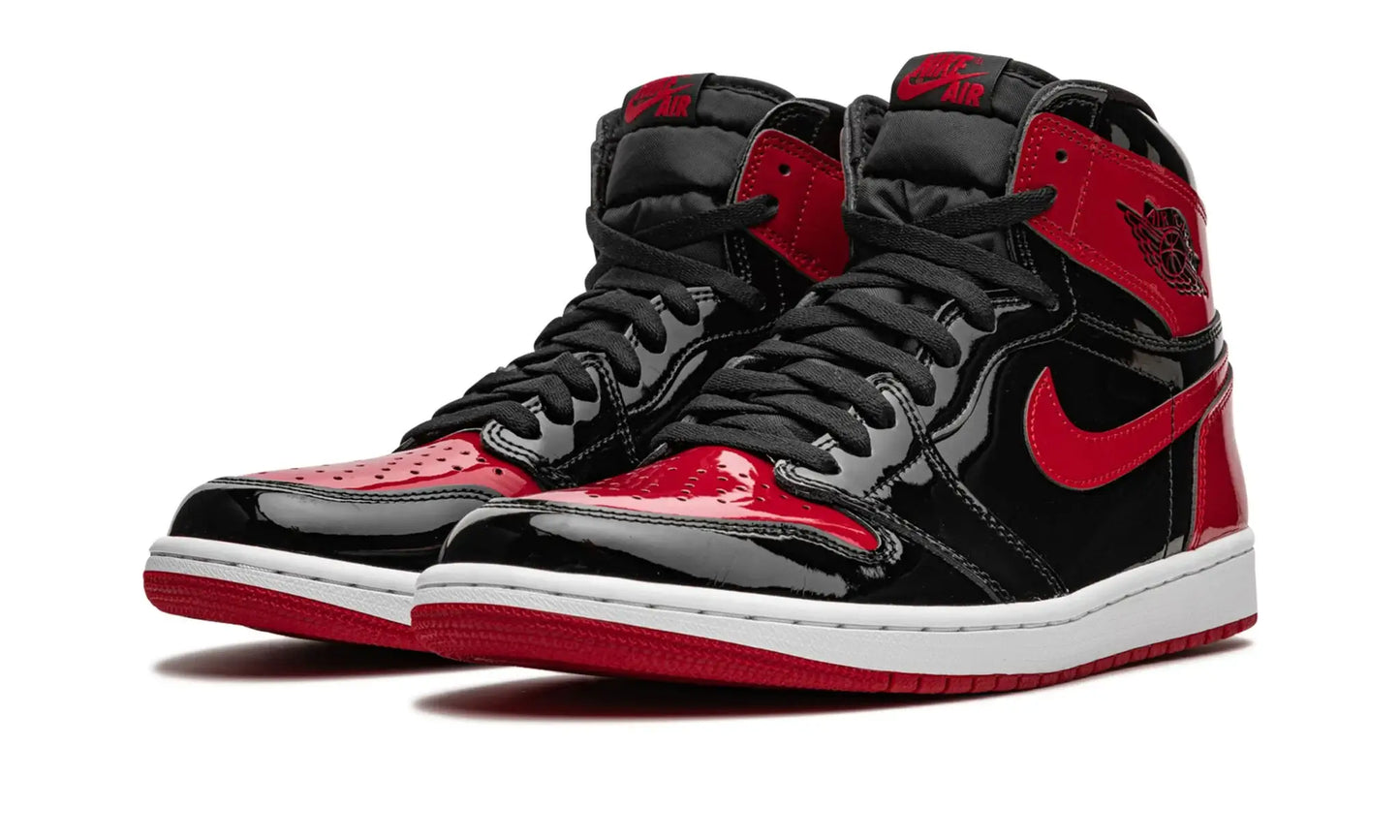 Tênis Air Jordan 1 High "Patent Bred" Vermelho / Preto - 555088-063