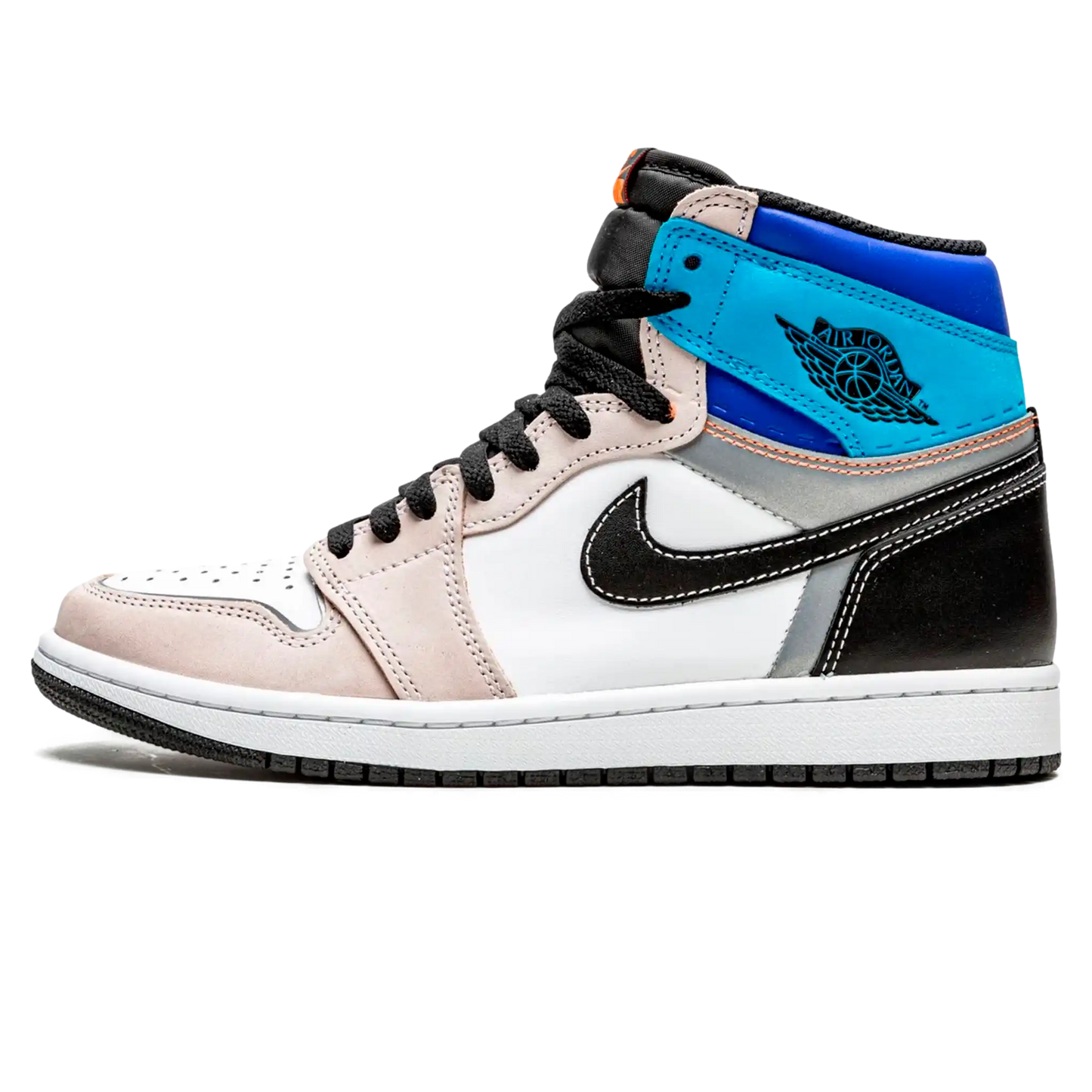 Tênis Air Jordan 1 High "Prototype" Cinza / Azul - DC6515-100