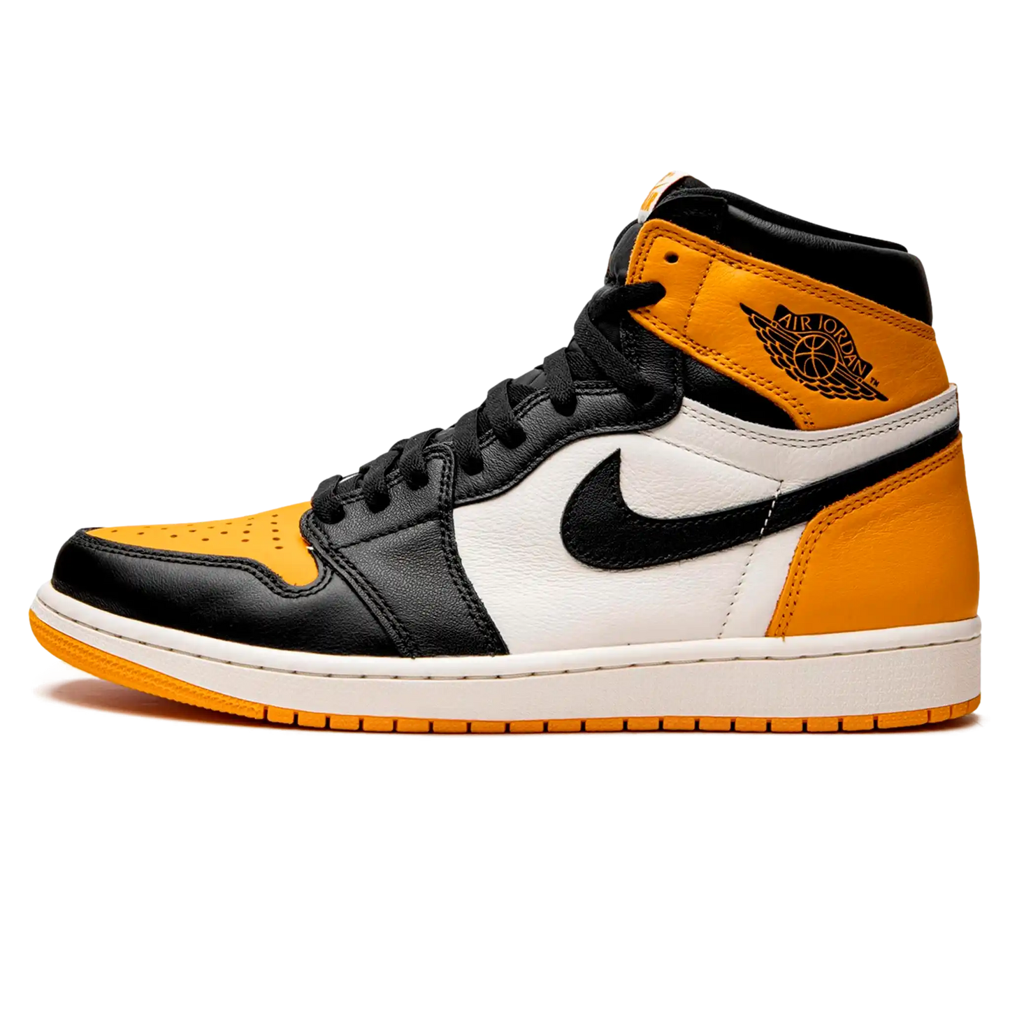 Tênis Air Jordan 1 High "Taxi Yellow" Amarelo / Preto - 555088-711