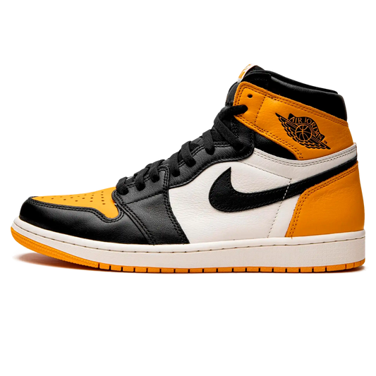 Tênis Air Jordan 1 High "Taxi Yellow" Amarelo / Preto - 555088-711