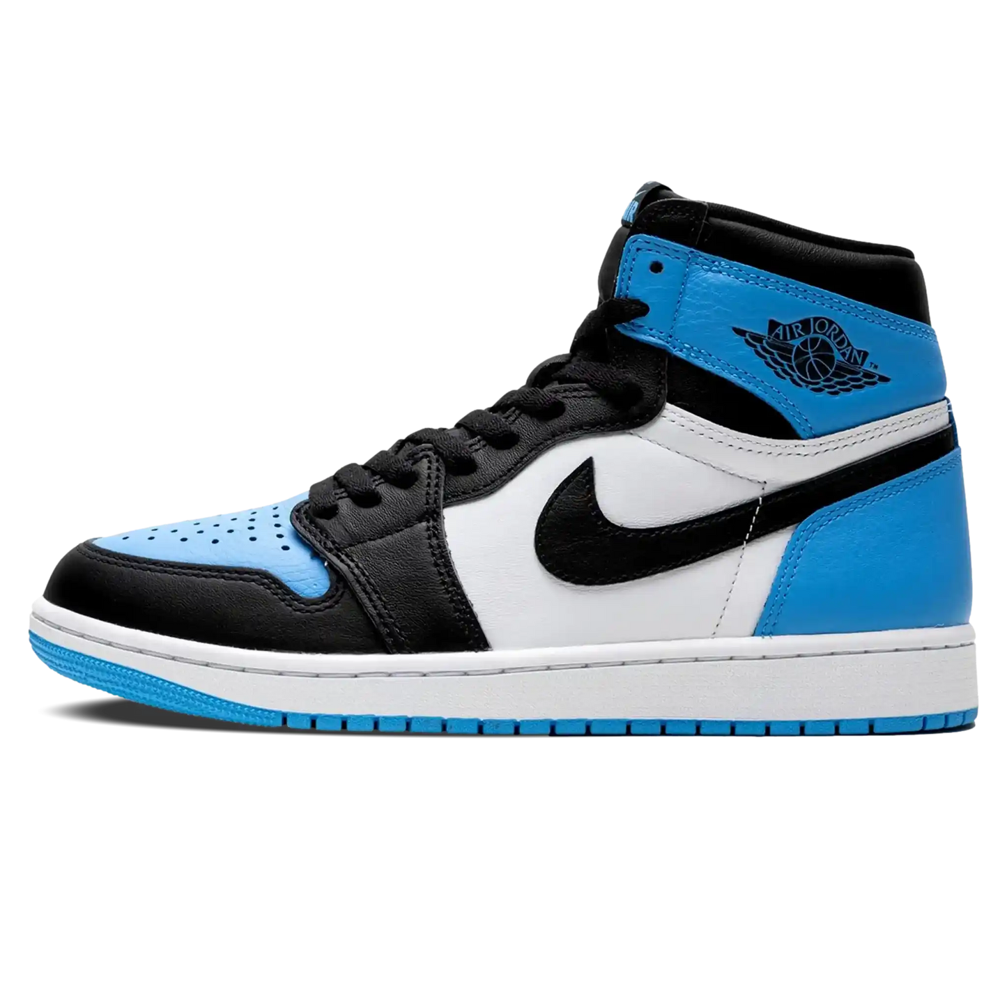 Tênis Air Jordan 1 High "UNC Toe" Azul - DZ5485-400