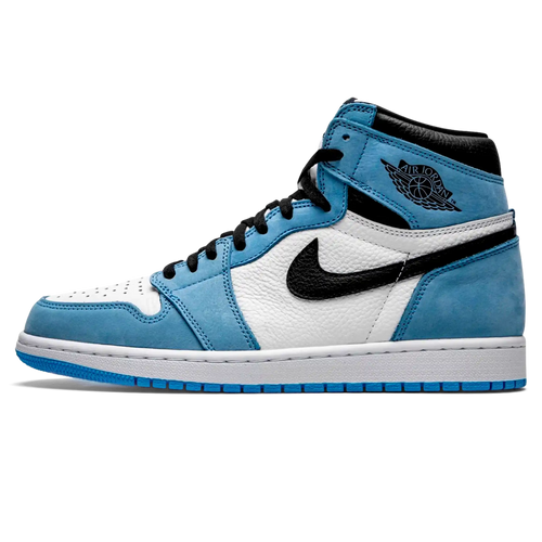 Tênis Air Jordan 1 High "University Blue" Azul / Branco - 555088-134