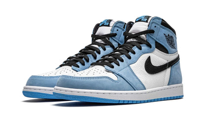 Tênis Air Jordan 1 High "University Blue" Azul / Branco - 555088-134