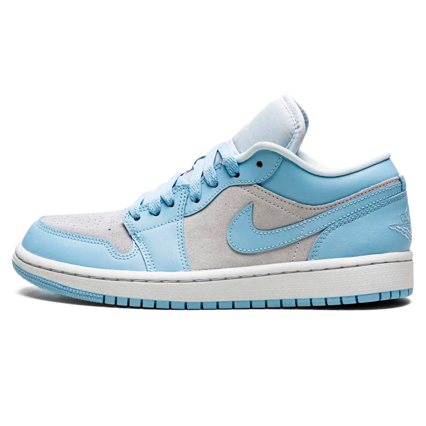 Tênis Air jordan 1 Low Feminino "Aluminium" Azul / Cinza - DC0774-050
