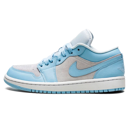 Tênis Air jordan 1 Low Feminino "Aluminium" Azul / Cinza - DC0774-050