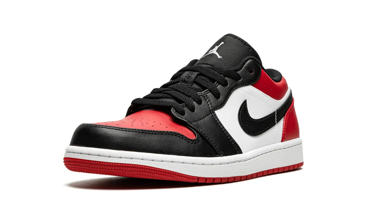Tênis Air jordan 1 Low "Bred" Preto / Vermelho - 553558-612