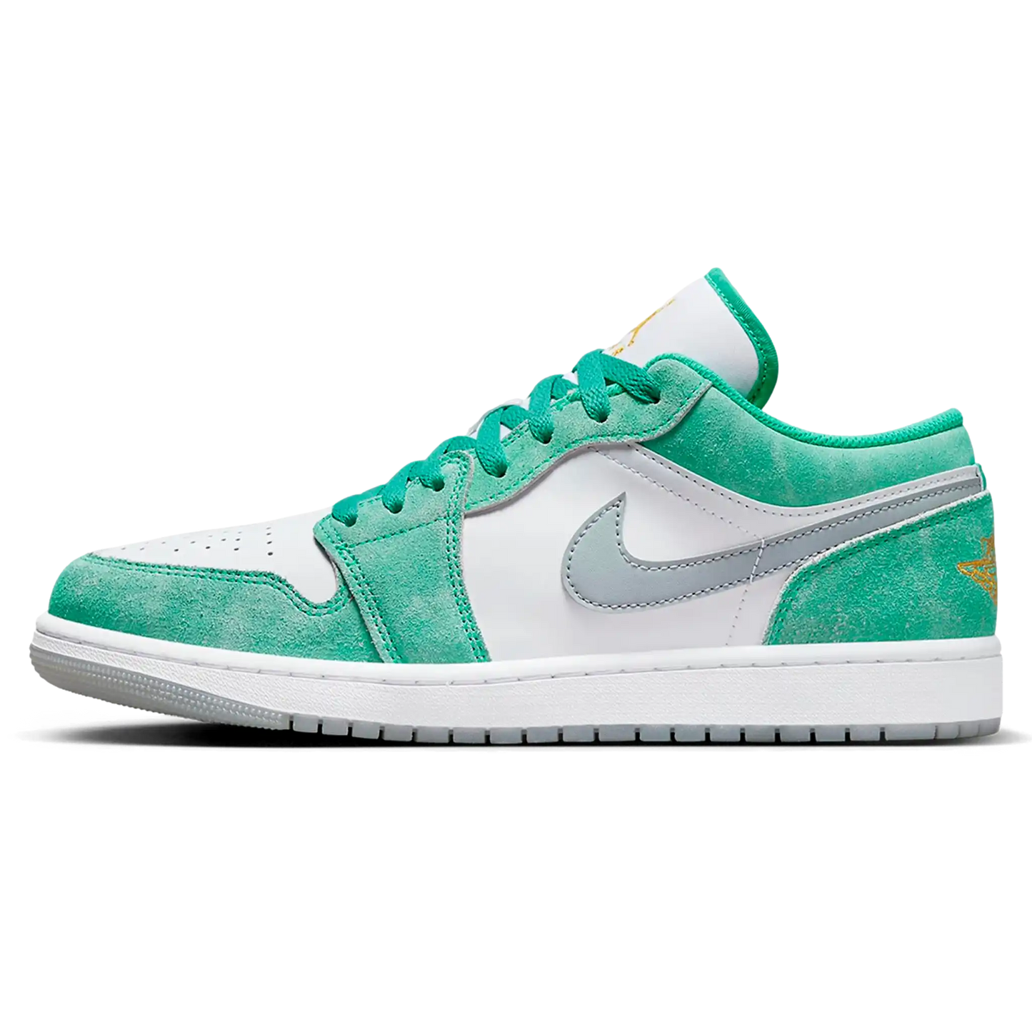 Tênis Air jordan 1 Low Masculino "Emerald Grey" Verde - DN3705-301