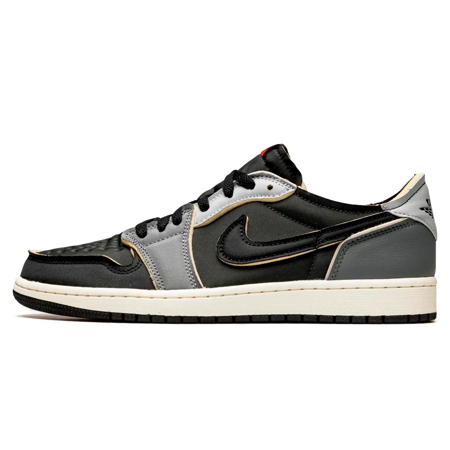 Tênis Air jordan 1 Low Masculino EX "Black Smoke Grey" Preto / Cinza - DV0982-006