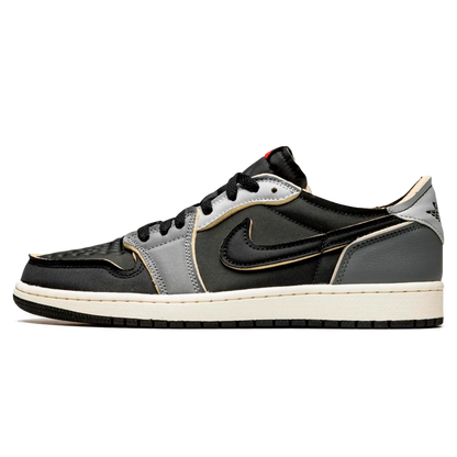 Tênis Air jordan 1 Low Masculino EX "Black Smoke Grey" Preto / Cinza - DV0982-006