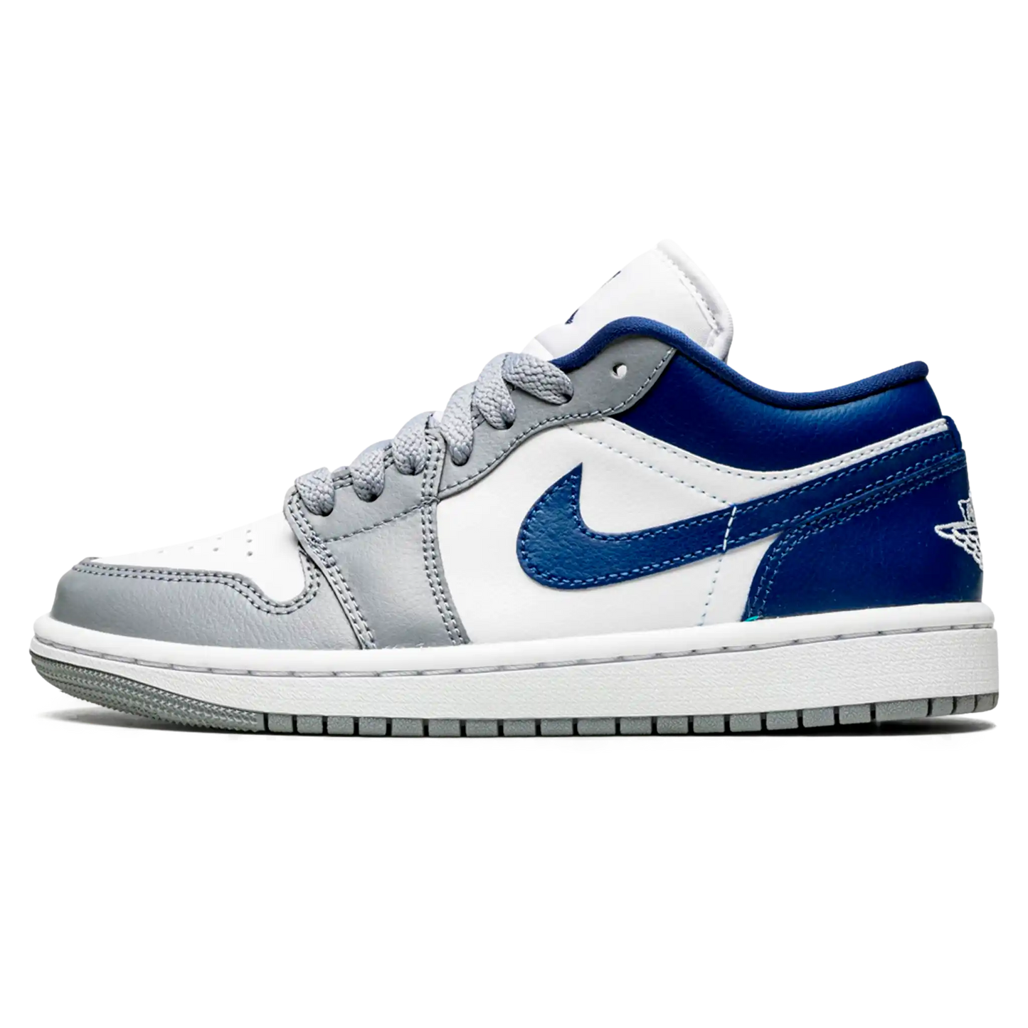 Tênis Air jordan 1 Low Feminino "French Blue" Cinza / Azul - DC0774-042