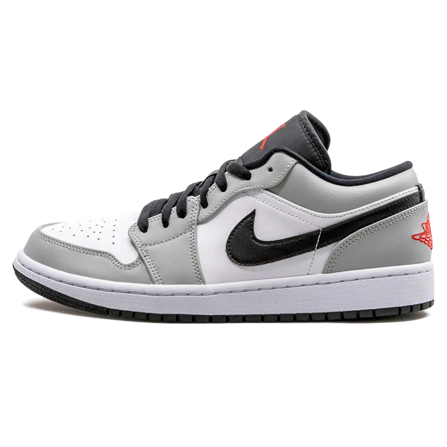 Tênis Air jordan 1 Low "Light Smoke Grey" - 553558-030