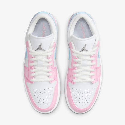 Tênis Air jordan 1 Low Feminino "Paw Print" Rosa - HM3706-141