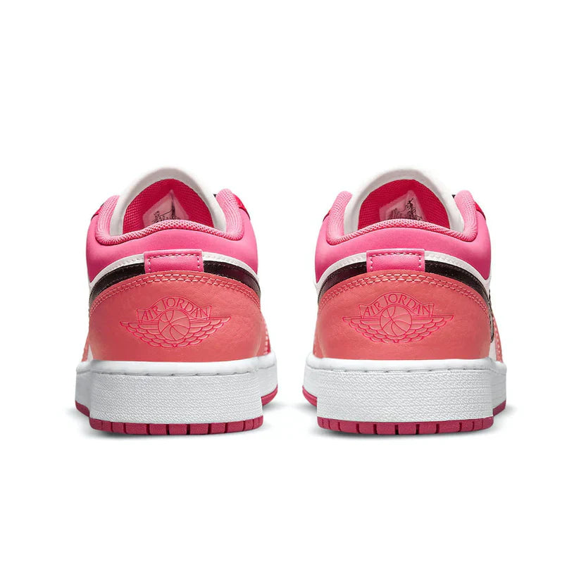 Tênis Air jordan 1 Low Feminino "Pink Red" Rosa - 553560-162